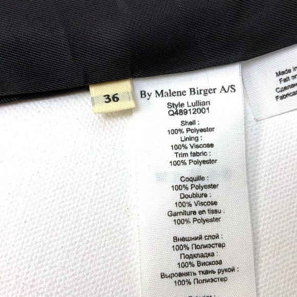 By Malene Birger Lillian Striped Pleated Sleeveless Dress Small - Picture 10 of 16